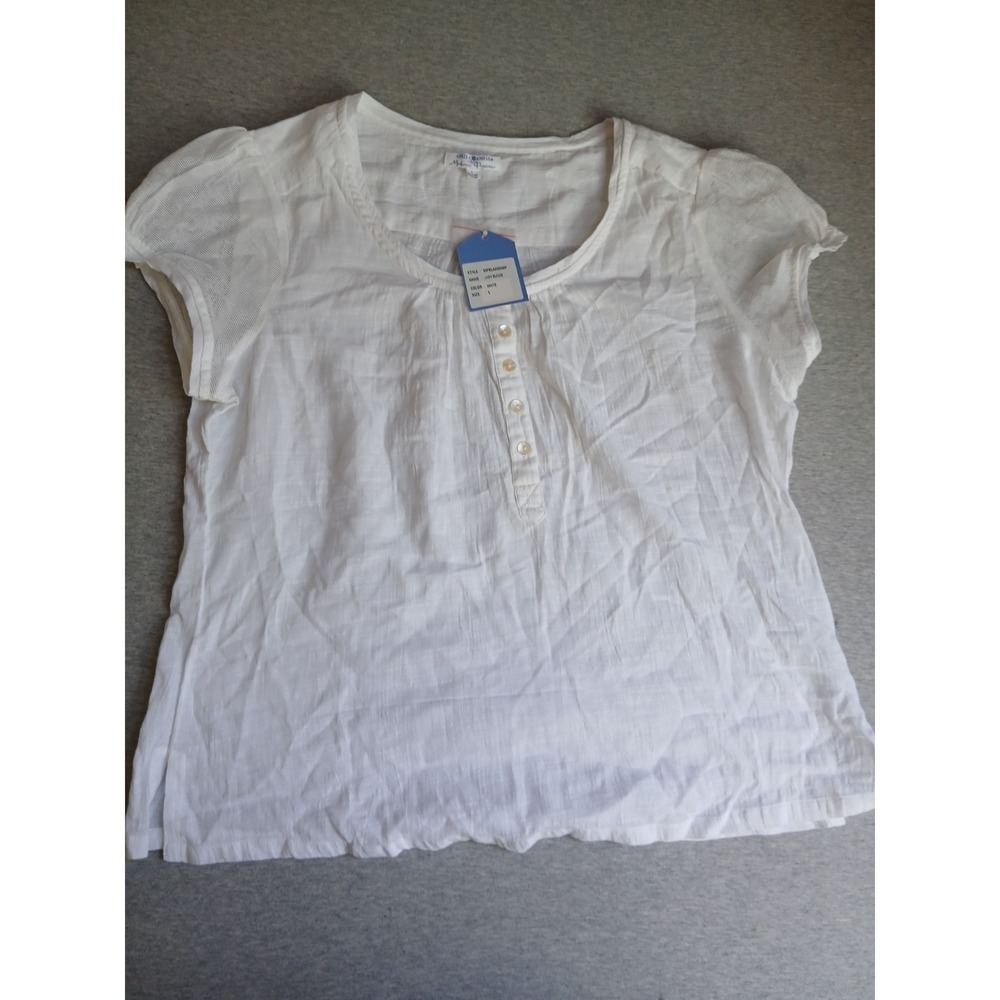 April Cornell Top Large Cotton Boho Bohemian Peasant Cottage Judy Blouse New